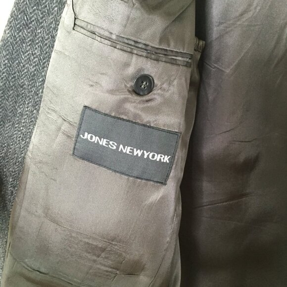 Jones New York Gray Classic Blazer - Picture 9 of 12